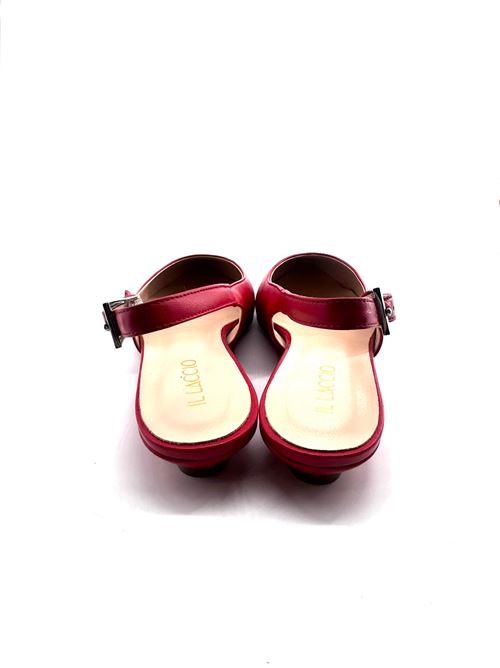 Slingback donna in pelle rossa IL LACCIO | 1067NAPPAROSSO